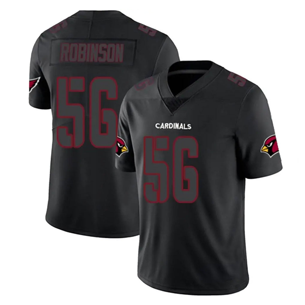 Friene A.Cardinals #56 Darius Robinson Player Black Impact Limited Home Game Stitched Jerseys