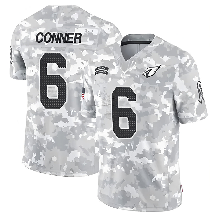 Friene A.Cardinals #6 James Conner Player Camo Salute to Service Limited Stitched Football Jerseys
