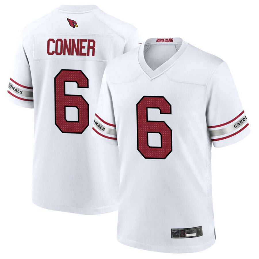 Friene A.Cardinals #6 James Conner Player White Game Home Football Jerseys