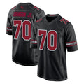 Friene A.Cardinals #70 Paris Johnson Jr. Player Black Fashion Home Game Stitched Jerseys
