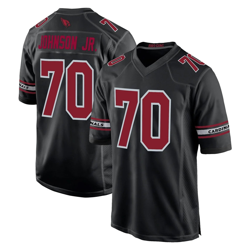 Friene A.Cardinals #70 Paris Johnson Jr. Player Black Fashion Home Game Stitched Jerseys