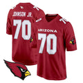 Friene A.Cardinals #70 Paris Johnson Jr. Player Red Fashion Home Game Stitched Jerseys