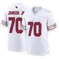 Friene A.Cardinals #70 Paris Johnson Jr. Player White Home Game Stitched Jerseys