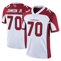 Friene A.Cardinals #70 Paris Johnson Jr. Player White Vapor Limited Home Game Stitched Jerseys