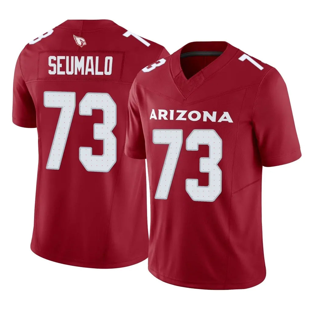 Friene A.Cardinals #73 Isaac Seumalo Player Cardinal Vapor F.U.S.E. Limited Home Game Stitched Jerseys