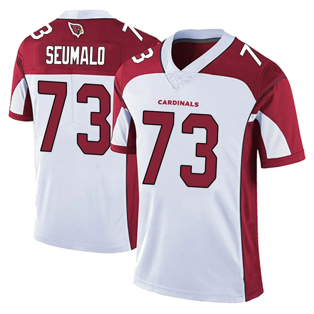 Friene A.Cardinals #73 Isaac Seumalo Player White Vapor Limited Home Game Stitched Jerseys