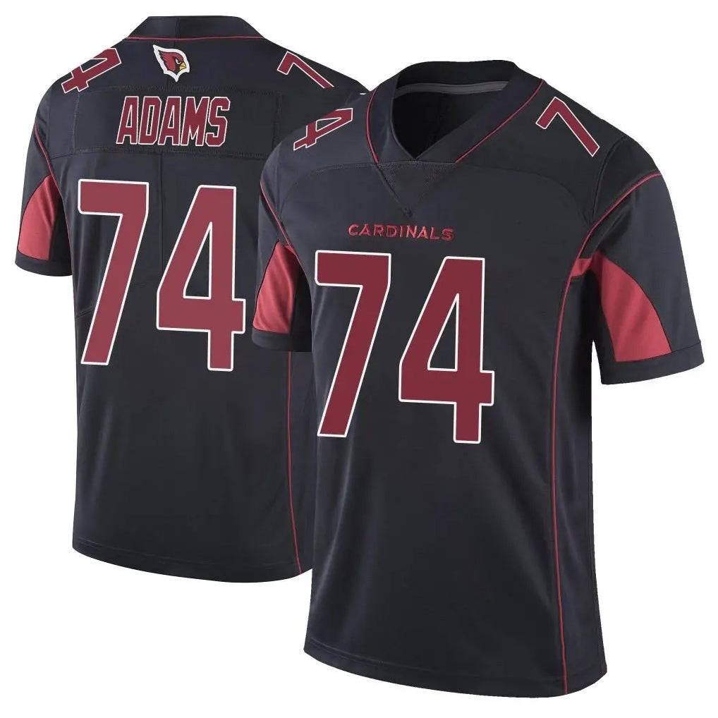 Friene A.Cardinals #74 Isaiah Adams Player Black Limited Elite Home Game Stitched Jerseys