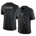Friene A.Cardinals #74 Isaiah Adams Player Black RFLCTV Limited Stitched Jerseys