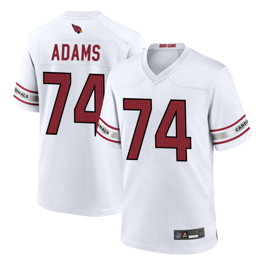 Friene A.Cardinals #74 Isaiah Adams Player White Home Game Stitched Jerseys