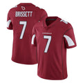 Friene A.Cardinals #7 Jacoby Brissett Player Cardinal Vapor Limited Home Game  Stitched Jerseys