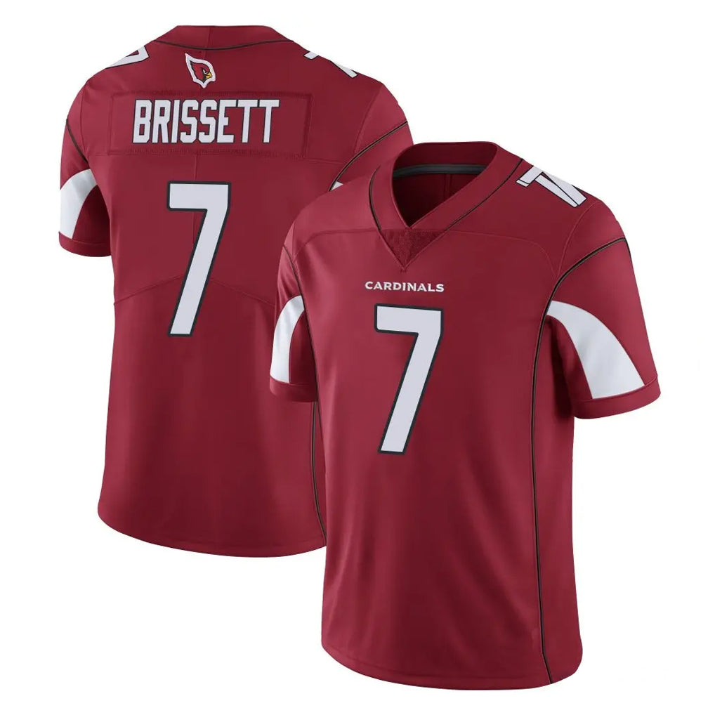 Friene A.Cardinals #7 Jacoby Brissett Player Cardinal Vapor Limited Home Game  Stitched Jerseys