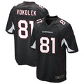 Friene A.Cardinals #81 Travis Vokolek Player Black Game Stitched Jerseys