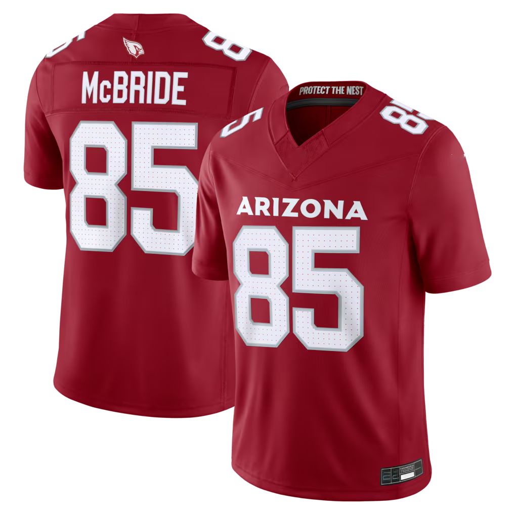 Friene A.Cardinals #85 Trey McBride Cardinal Team Vapor F.U.S.E. Limited Stitched Jerseys