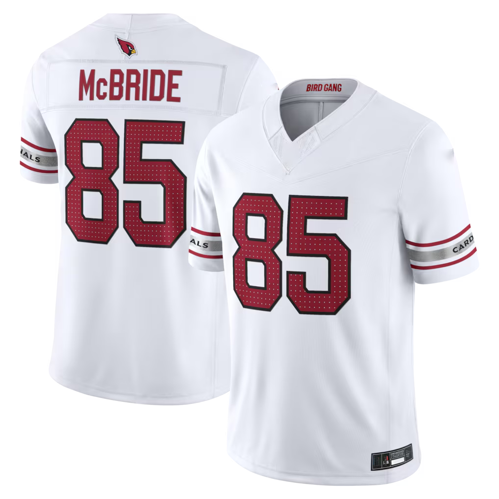 Friene A.Cardinals #85 Trey McBride White Vapor F.U.S.E. Limited Stitched Jerseys