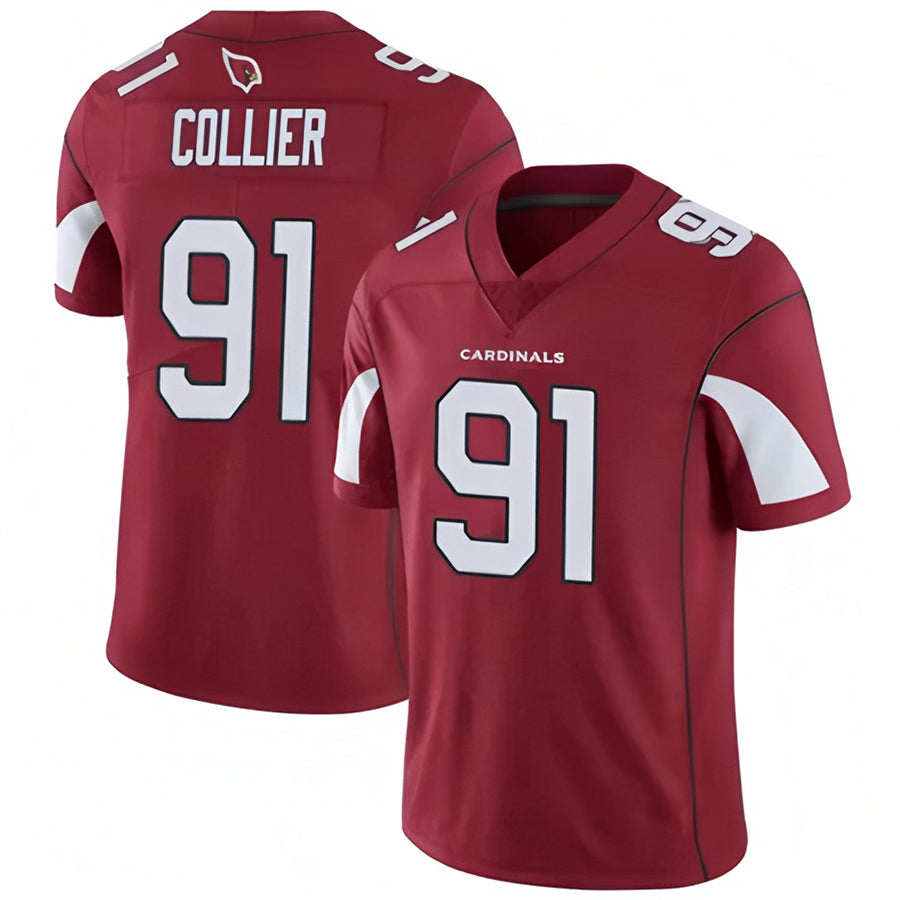 Friene A.Cardinals #91 L.J. Collier Player Cardinal Vapor Untouchable Limited Stitched Jerseys