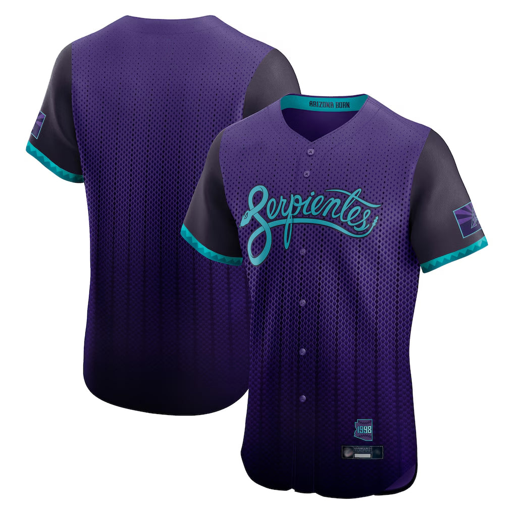 Friene A.Diamondbacks Purple 2025 City Connect Limited Elite Home Game Blank Player Stitched Jerseys