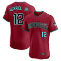 Friene A.Diamondbacks #12 Lourdes Gurriel Jr Player Red Limited Elite Home Game Stitched Jerseys