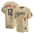 Friene A.Diamondbacks #12 Lourdes Gurriel Jr Player Tan City Connect Limited Home Game Stitched Jerseys