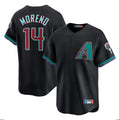 Friene A.Diamondbacks #14 Gabriel Moreno Player Black Fashion Out Home Game Stitched Jerseys