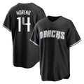Friene A.Diamondbacks #14 Gabriel Moreno Player Black Game Home Stitched Jerseys