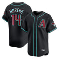 Friene A.Diamondbacks #14 Gabriel Moreno Player Black Limited Home Game Stitched Jerseys