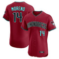 Friene A.Diamondbacks #14 Gabriel Moreno Player Red Limited Elite Home Game Stitched Jerseys