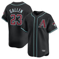 Friene A.Diamondbacks #23 Zac Gallen Player Black Limited Home Game Stitched Jerseys