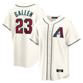 Friene A.Diamondbacks #23 Zac Gallen Player Cream Home Game Stitched Jerseys