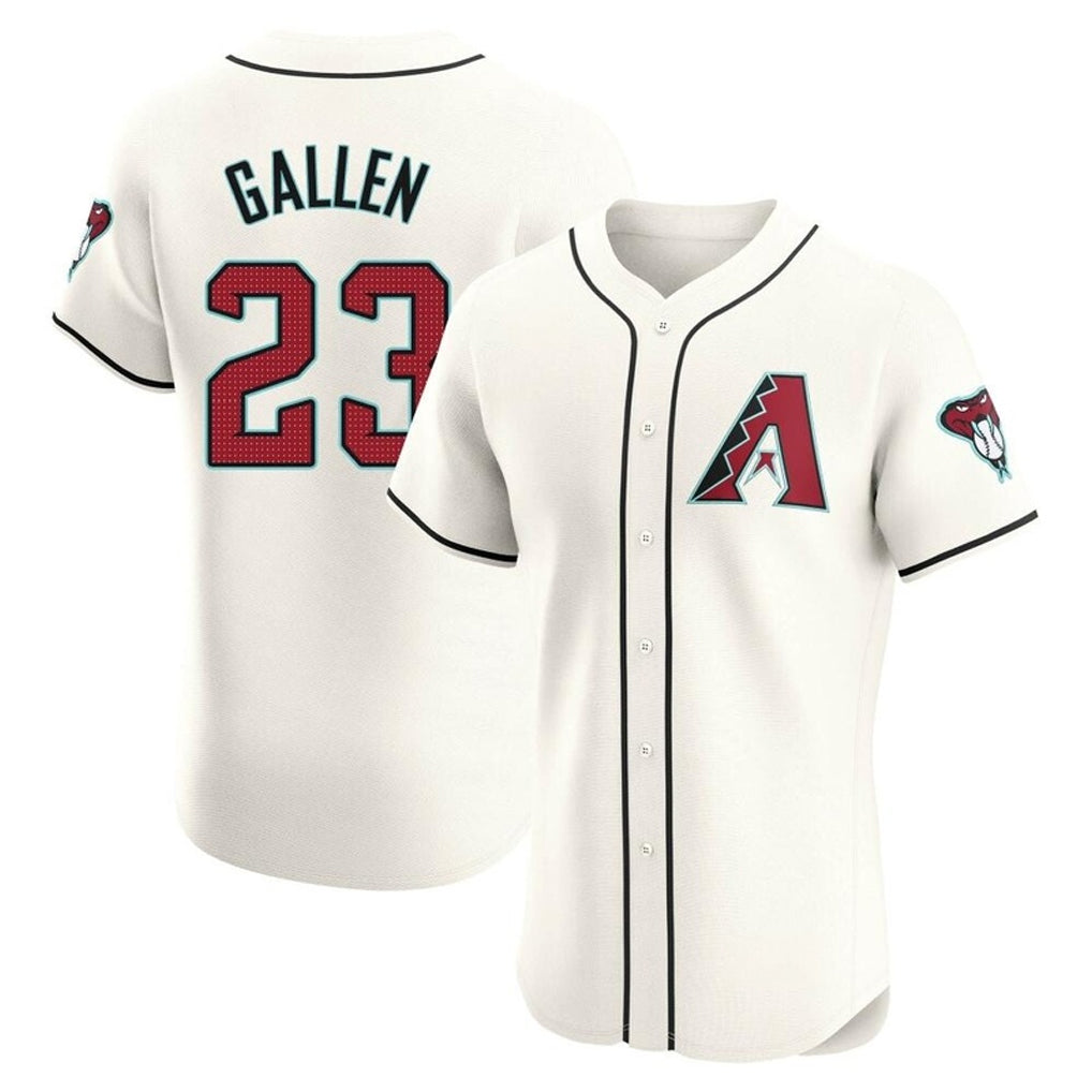 Friene A.Diamondbacks #23 Zac Gallen Player Cream Limited Elite Home Game Stitched Jerseys