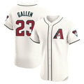 Friene A.Diamondbacks #23 Zac Gallen Player Cream Limited Elite Home Game Stitched Jerseys