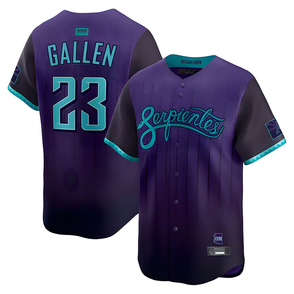 Friene A.Diamondbacks #23 Zac Gallen Player Purple City Connect Limited Vapor Stitched Jerseys