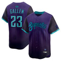 Friene A.Diamondbacks #23 Zac Gallen Player Purple City Connect Limited Vapor Stitched Jerseys