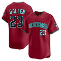 Friene A.Diamondbacks #23 Zac Gallen Player Red Blue reserve Replica Game Stitched Jerseys
