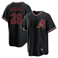 Friene A.Diamondbacks #28 Nolan Arenado Player Black Limited Home Stitched Jerseys