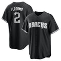 Friene A.Diamondbacks #2 Geraldo Perdomo Player Black Game Home Stitched Jerseys