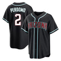 Friene A.Diamondbacks #2 Geraldo Perdomo Player Black Home Game Stitched Jerseys