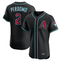 Friene A.Diamondbacks #2 Geraldo Perdomo Player Black Limited Elite Home Game Stitched Jerseys