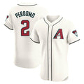 Friene A.Diamondbacks #2 Geraldo Perdomo Player Cream Limited Elite Home Game Stitched Jerseys