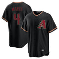 Friene A.Diamondbacks #4 Ketel Marte Player Black Limited Home Stitched Jerseys