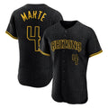 Friene A.Diamondbacks #4 Ketel Marte Player Black Snake Skin City Limited Elite Home Game Stitched Jerseys