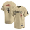 Friene A.Diamondbacks #4 Ketel Marte Player Tan City Connect Limited Home Game Stitched Jerseys