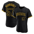 Friene A.Diamondbacks #57 Eduardo Rodriguez Player Black Snake Skin City Limited Elite Home Game Stitched Jerseys
