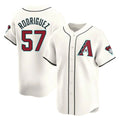 Friene A.Diamondbacks #57 Eduardo Rodriguez Player Cream Limited Home Game Stitched Jerseys