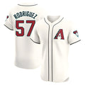 Friene A.Diamondbacks #57 Eduardo Rodriguez Player Cream Elite Home Stitched Jerseys