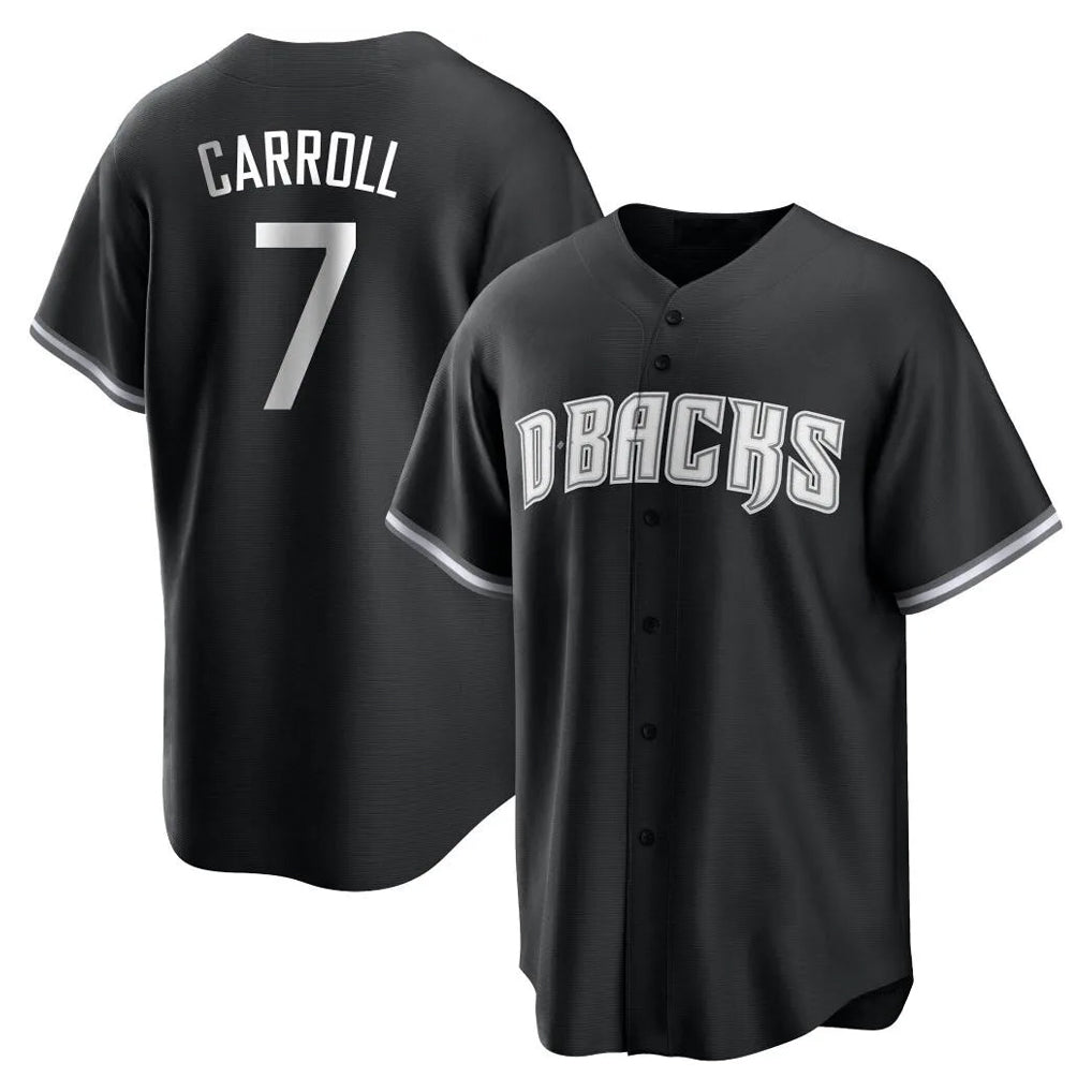 Friene A.Diamondbacks #7 Corbin Carroll Player Black Game Home Stitched Jerseys