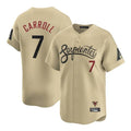 Friene A.Diamondbacks #7 Corbin Carroll Player Tan City Connect Limited Home Game Stitched Jerseys