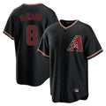 Friene A.Diamondbacks #8 James McCann Player Black Limited Home Stitched Jerseys