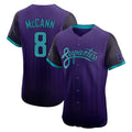 Friene A.Diamondbacks #8 James McCann Player Purple City Connect Limited Elite Home Game Stitched Jerseys