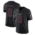 Friene A.Falcons #0 Divine Deablo Player Black Impact Limited Game Stitched Jerseys