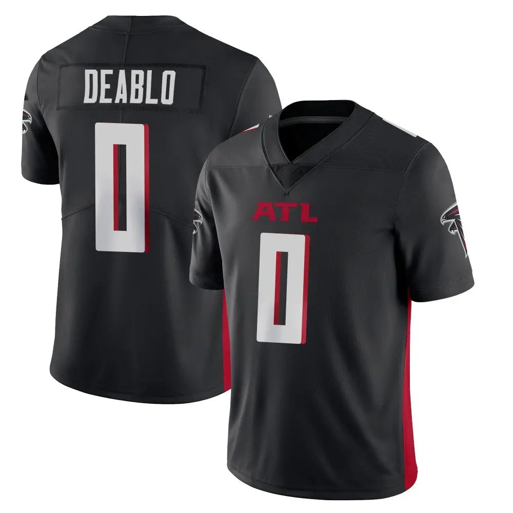 Friene A.Falcons #0 Divine Deablo Player Black Vapor Limited Home Game Stitched Jerseys